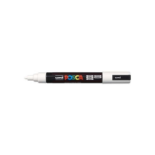 UNI POSCA PC-5M fehér marker filctoll, marker