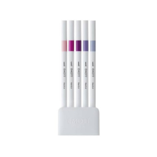 UNI Tűfilc UNI EMOTT 5db-os készlet 0,4mm (babarózsaszín, pink, mályva, lila, tengeri köd) filctoll, marker