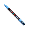UNIBALL Dekormarker UNI Posca PC-1M 0.7-1 mm, kúpos, égszínkék (sky blue 48)