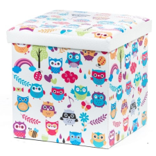 Unic Spot Design tárolós ülőke 38 x 38 cm, Mini baglyok bútor