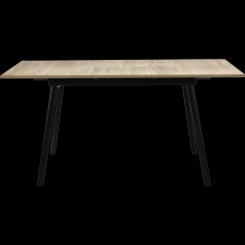Unic Spot ÉTKEZŐASZTAL BŐVÍTHETŐ 120-160X80X76,5CM FEKETE-TÖLGY bútor