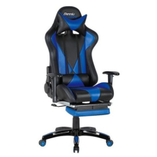 Unic Spot Gamer forgószék, nagy méretű háttámlával Suzuka fekete-kék forgószék