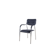 Unic Spot KARFÁS KRÓMOZOTT TÁRGYALÓSZÉK, FEKETE, 55X56,5X85CM, MAX.TERH.150KG tárgyalószék