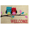 Unic Spot Koko mintás kókusz lábtörlő 40 x 60 cm, Welcome bagoly