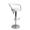 Unic Spot Sandra bárszék forgó ülőfelülettel, gázlifttel fehér