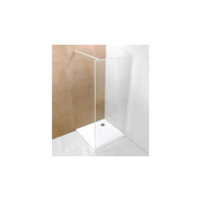 Unicspot Zuhanyfal fehér szegélyű 100x190 A-20P-3 kád, zuhanykabin