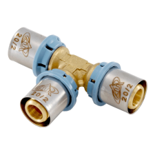 UNIDELTA 4005 press egál T-idom, 16x2mm hűtés, fűtés szerelvény