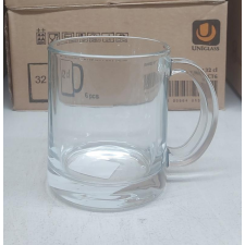  Uniglass London bögre, 32cl, üveg, 1db bögrék, csészék