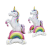 UNIKORNIS 3D Rainbow fólia lufi 94 cm