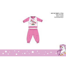  Unikornis baba pizsama - jersey pamut pizsama - rózsaszín - 86 gyerek hálóing, pizsama