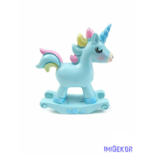  Unikornis hintaló - Kék dekorációs kellék