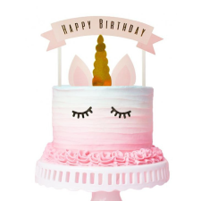 UNIKORNIS Star torta dekoráció party kellék