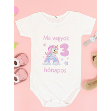 Unikornisos body kislányoknak - 3 hónapos lettem kombidressz, body