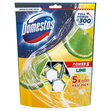 Unilever DOMESTOS Power5 WC frissítő blokk Lime 5 x 55g tisztító- és takarítószer, higiénia