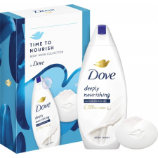 Unilever Dove Original tusfürdő mélyen tápláló 250 ml + szappan Eredeti 90 g-os ajándék készlet patron kozmetikai ajándékcsomag