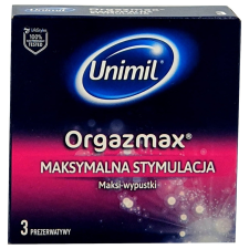Unimil Unimil Orgazmax rücskös óvszer (3 db) óvszer