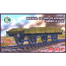  Unimodels Biaxial 20 ton plattform 1:72 (UMT614) makett