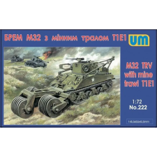  Unimodels M32 tank recovery vehicle with mine traw 1:72 (UM222) makett