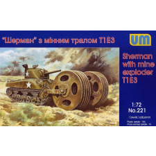  Unimodels Sherman with mine exploder T1E3 1:72 (UM221) makett