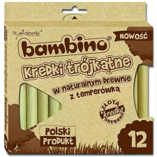UNIPAP Bambino: Fa háromszög színes ceruza szett hegyezővel 12db-os színes ceruza