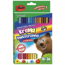 UNIPAP Bambino: Színes ceruza 18/36db-os szett hegyezővel színes ceruza
