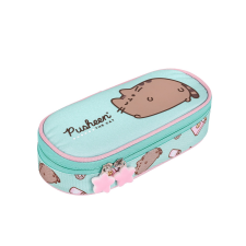 UNIPAP Pusheen cicás ovális tolltartó türkiz színben 23cm tolltartó