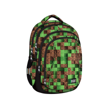 UNIPAP St.Right Pixel Cubes ergonomikus négyrekeszes iskolatáska, hátizsák BP04 43x32x20cm iskolatáska