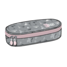 UNIPAP St.Right Silver Butterflies ovális tolltartó PC01 23x9,5x6cm tolltartó