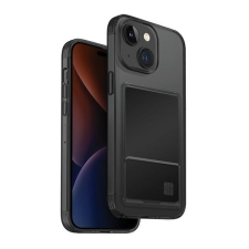 Uniq Air Fender Apple iPhone 15 kártyatartós tok, füstszürke tok és táska
