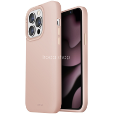 Uniq Apple iPhone 13 Pro, Szilikon tok, közepesen ütésálló, Uniq Lino, rózsaszín tok és táska