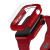 Uniq Apple Watch 4-6 / SE (44mm) Uniq Nautic okosóra tok beépített üvegfóliával, Piros