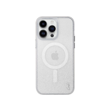 Uniq Coehl Lumino Apple iPhone 14 Pro, MagSafe szilikon tok, csillámló ezüst tok és táska