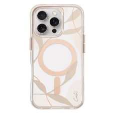 Uniq Coehl Verdure Magnetic Charging tok iPhone 16 Pro Max - rózsaszín mintás tok és táska