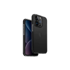 Uniq Combat, Apple iPhone 15 Pro Max, Karbon Fekete, Szilikon, Mobiltelefon tok tok és táska