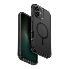 Uniq Combat Apple iPhone 16 MagSafe szilikon tok, karbon fekete tok és táska