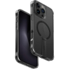 Uniq Eleva Apple iPhone 16 Pro Max Magsafe szilikon tok tartó résszel, karbon fekete (UNIQ1353)