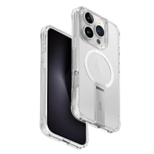Uniq Eleva with Vertica Stand tok kitámasztóval iPhone 16 Pro - átlátszó tok és táska
