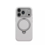 Uniq Elix Apple iPhone 18 Pro Max / 17 Pro Max tok gyűrűs telefontartóval, MagSafe, 360 fokban forgatható, ezüst
