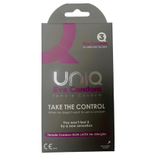 Uniq Eva - latexmentes női óvszer (3db) óvszer