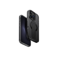 Uniq Heldro Max iPhone 16 Pro MagSafe tok kitámasztóval, fekete/szürke tok és táska