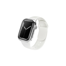 Uniq Legion Apple Watch S8/S7 41mm tok, tempered kijelző fóliával, átlátszó okosóra kellék