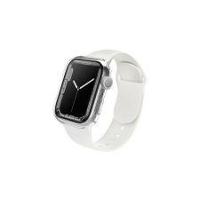 Uniq Legion Apple Watch S8/S7 45mm tok, tempered kijelző fóliával, átlátszó okosóra kellék