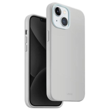 Uniq Lino Hue iPhone 15 tok 6.1" Magclick Charging világosszürke tok és táska