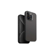 Uniq Lyden DS, Apple iPhone 15 Pro Max, Szürke, Bőr, Mobiltelefon tok tok és táska