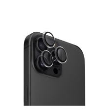 Uniq Optix iPhone 16 Pro/ 16 Pro Max kameravédő üvegfólia, átlátszó mobiltelefon kellék