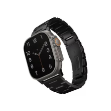 Uniq Osta Apple Watch 42/44/45/49mm fém szíj fekete (77519) (77519) okosóra kellék
