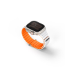 Uniq Revix Evo mágneses Apple Watch szíj, 49/45/44/42MM, narancs /fehér