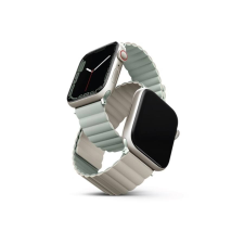 Uniq Revix mágneses szilikon szíj Apple Watch 42/44/45mm, zsálya/bézs okosóra kellék
