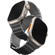 Uniq Revix Premium Edition Reversible Magnetic Apple Watch 49 / 45 / 44 / 42mm - sötétkék okosóra kellék