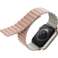 Uniq Revix Reversible Magnetic Apple Watch 38/40/41mm - rózsaszín/bézs okosóra kellék